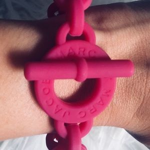 Marc by Marc Jacobs Hot Pink Jelly Bracelet